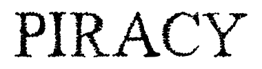 Czcionka Piracy