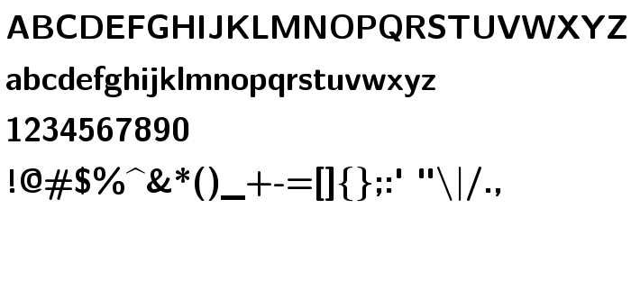 Podgląd czcionki Latin Modern Sans 10 Bold