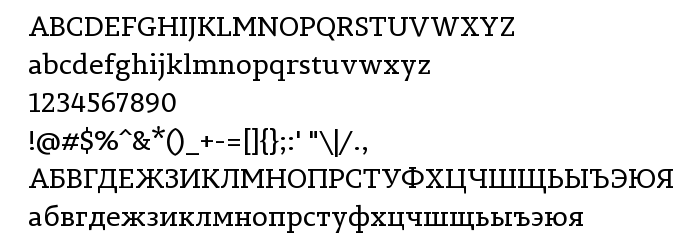 Podgląd czcionki PermianSlabSerifTypeface