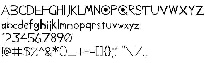 Podgląd czcionki Caduceus