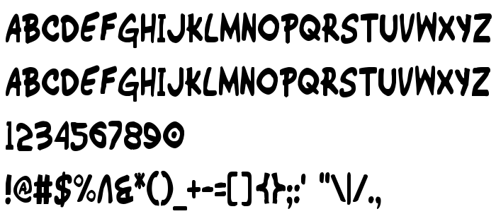 Podgląd czcionki Wimp-Out Condensed