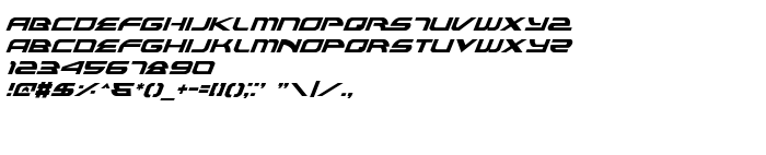 Podgląd czcionki Alexis Italic