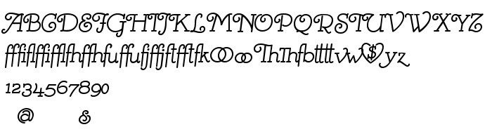 Podgląd czcionki Mistress Script - Alternates