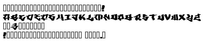 Podgląd czcionki Writers 3
