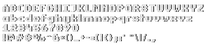 Podgląd czcionki Estrogen-Wall