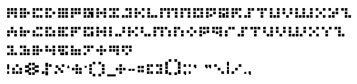 Podgląd czcionki Iconian Bold