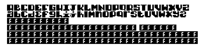 Podgląd czcionki Typo pixel Regular