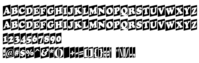 Podgląd czcionki a_CooperBlackCmUp