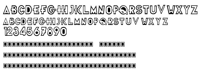 Podgląd czcionki Futurama Title Font