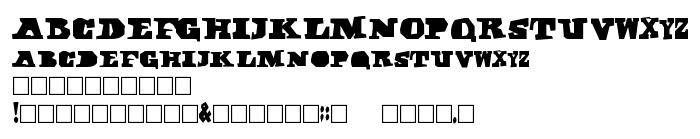 Podgląd czcionki DarkBlack