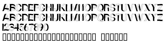 Podgląd czcionki CurlyRibbons