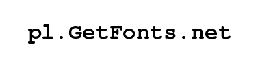 Czcionka TeX Gyre Cursor Bold