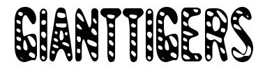 Czcionka GiantTigers