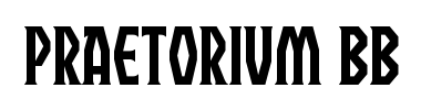 Czcionka Praetorium BB