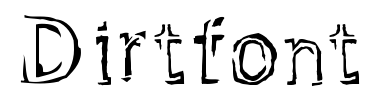 Czcionka Dirtfont