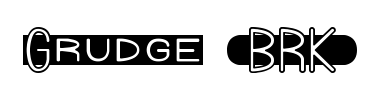 Czcionka Grudge (BRK)