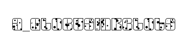 Czcionka a_GlobusInkBlots