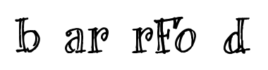 Czcionka bearerFond