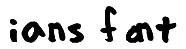 Czcionka ians font