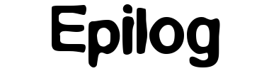 Czcionka Epilog