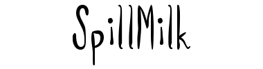 Czcionka SpillMilk