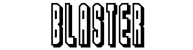 Czcionka Blaster